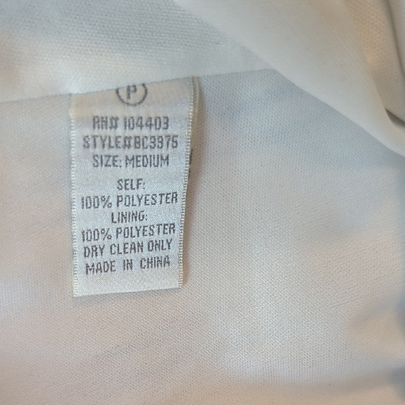 J.O.A. Los Angeles Vintage White Striped Pleated Skirt, US M - Picture 4 of 6